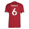 Authentic KERKEZ #6 Liverpool Home Soccer Jersey 2025/26 - Soccerdeal