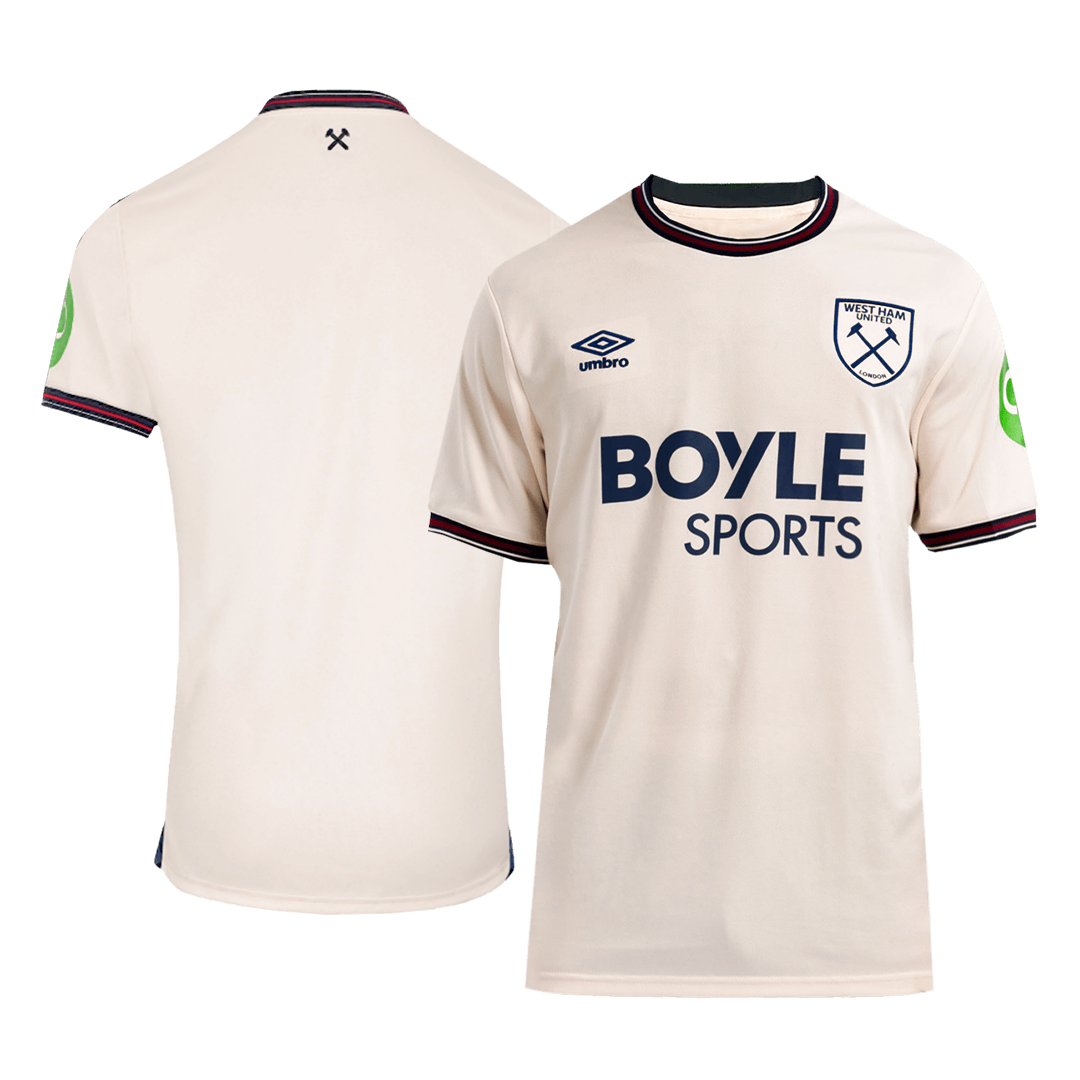 West Ham United Away Soccer Jersey 2025/26 - Soccerdeal