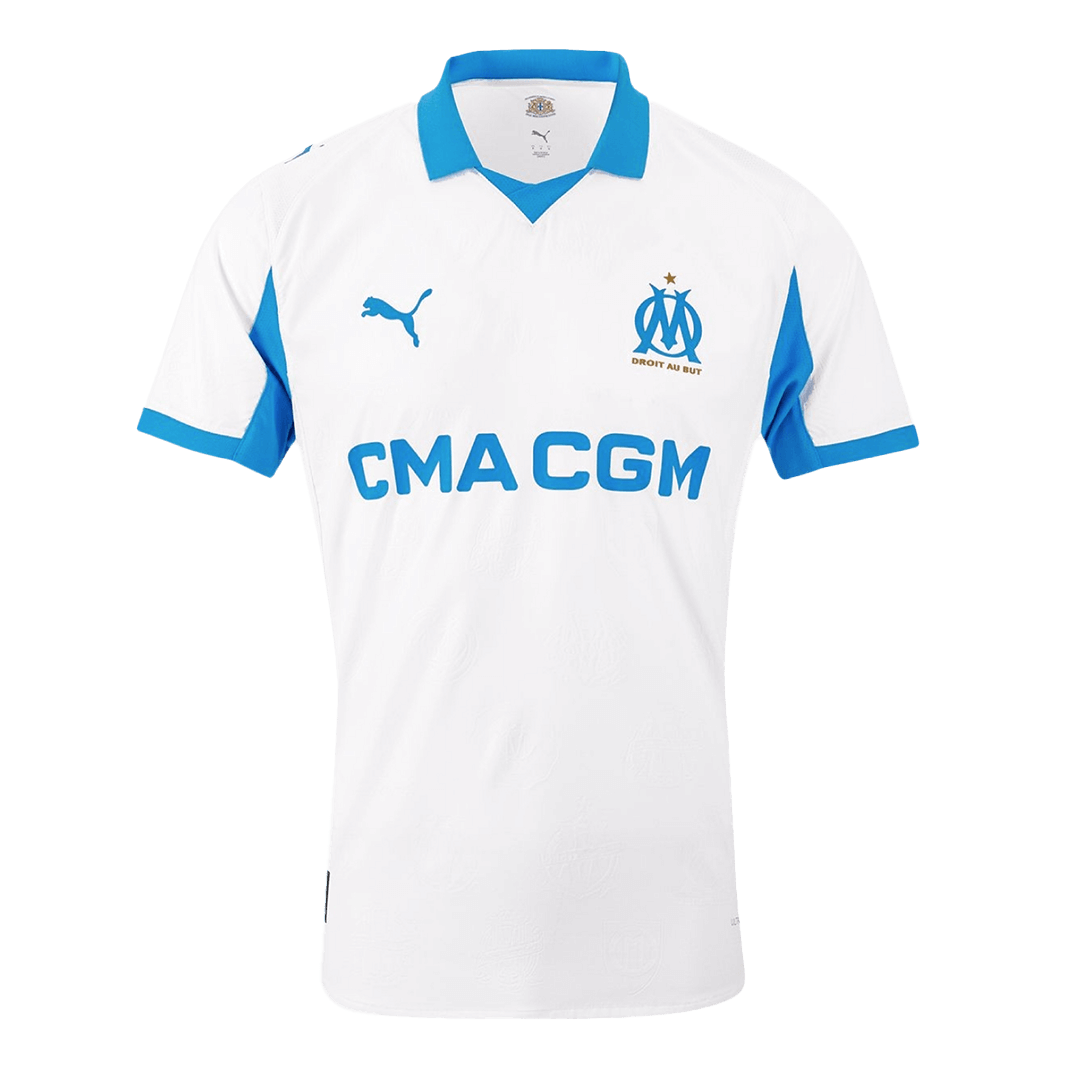 Authentic Marseille Home Soccer Jersey 2025/26 - Soccerdeal