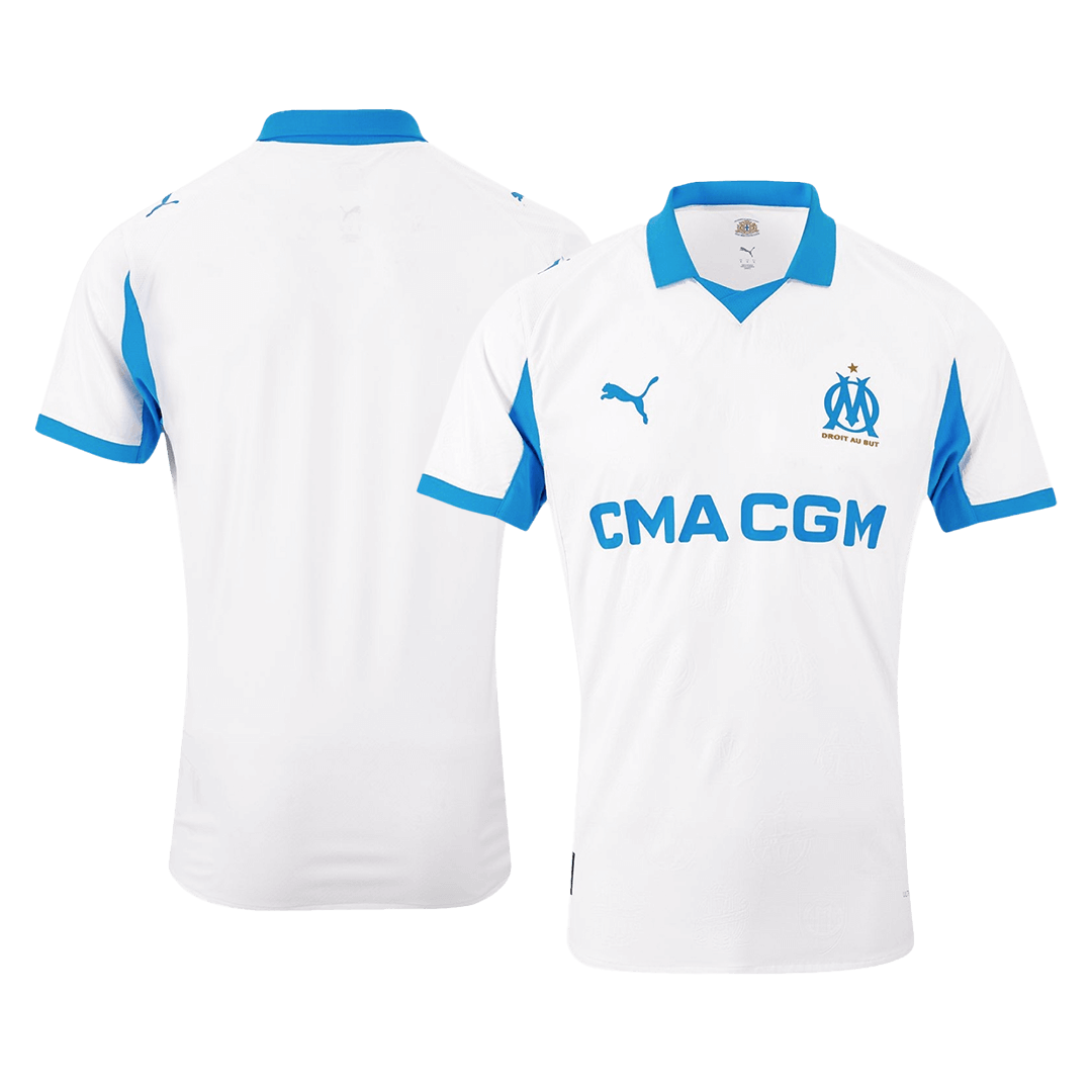 Authentic Marseille Home Soccer Jersey 2025/26 - Soccerdeal