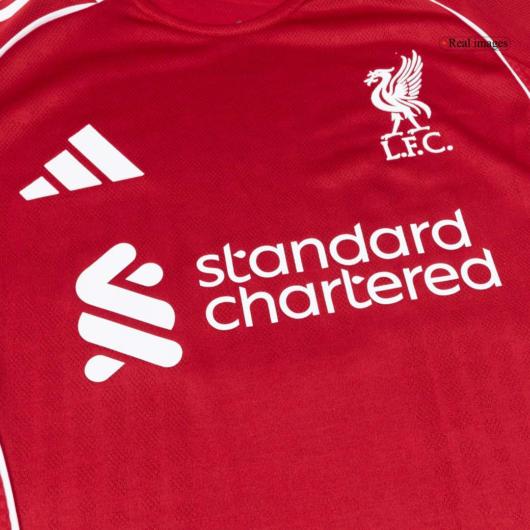 Liverpool Home Soccer Jersey 2025/26 Player Version - Soccerdeal