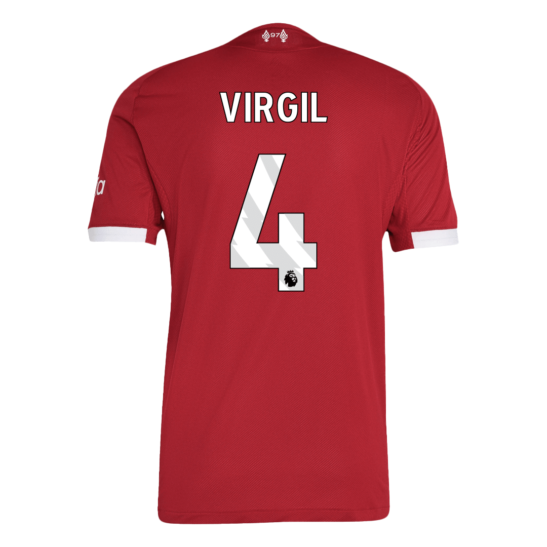 VIRGIL #4 Liverpool Home Soccer Jersey 2025/26 Player Version - Soccerdeal