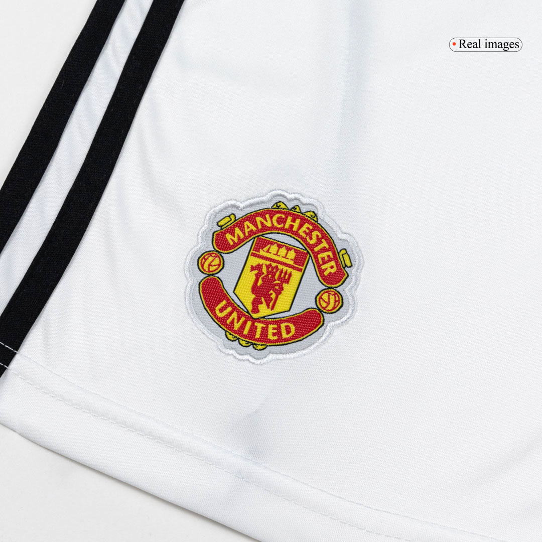 Manchester United Home Soccer Shorts 2025/26 - Soccerdeal