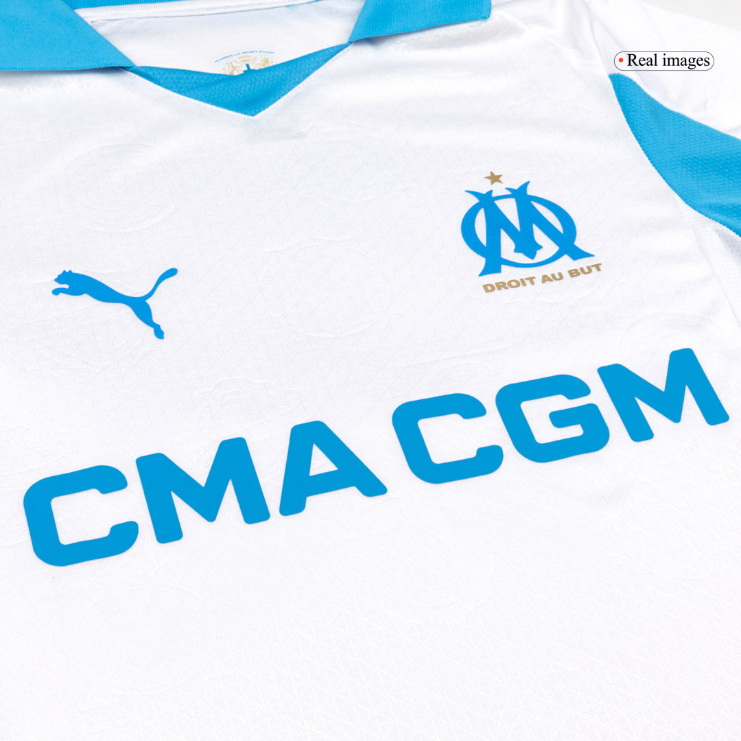 Authentic Marseille Home Soccer Jersey 2025/26 - Soccerdeal