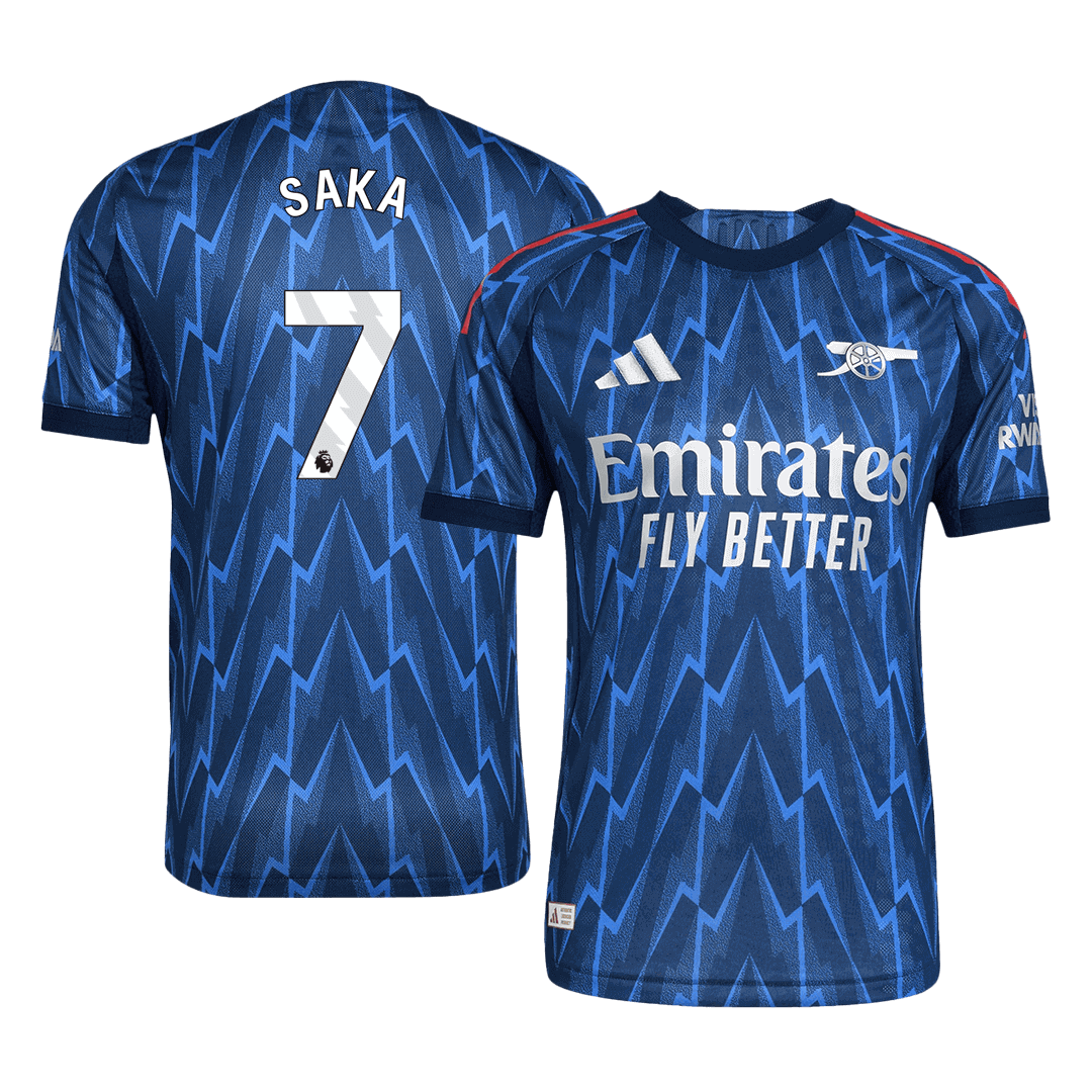 SAKA #7 Arsenal Away Soccer Jersey 2025/26 Player Version - Soccerdeal