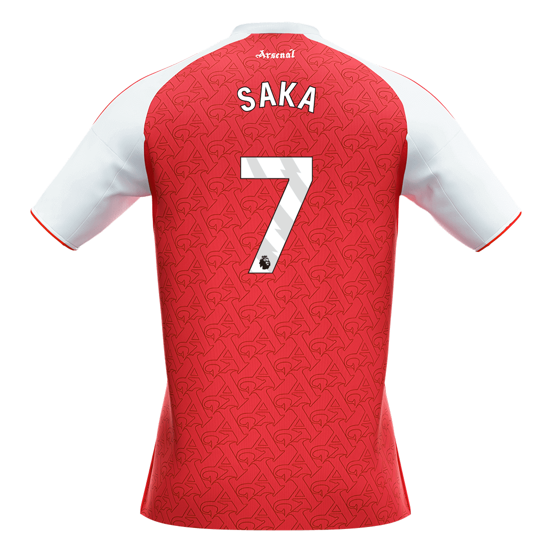 SAKA #7 Arsenal Home Soccer Jersey 2025/26 - Soccerdeal