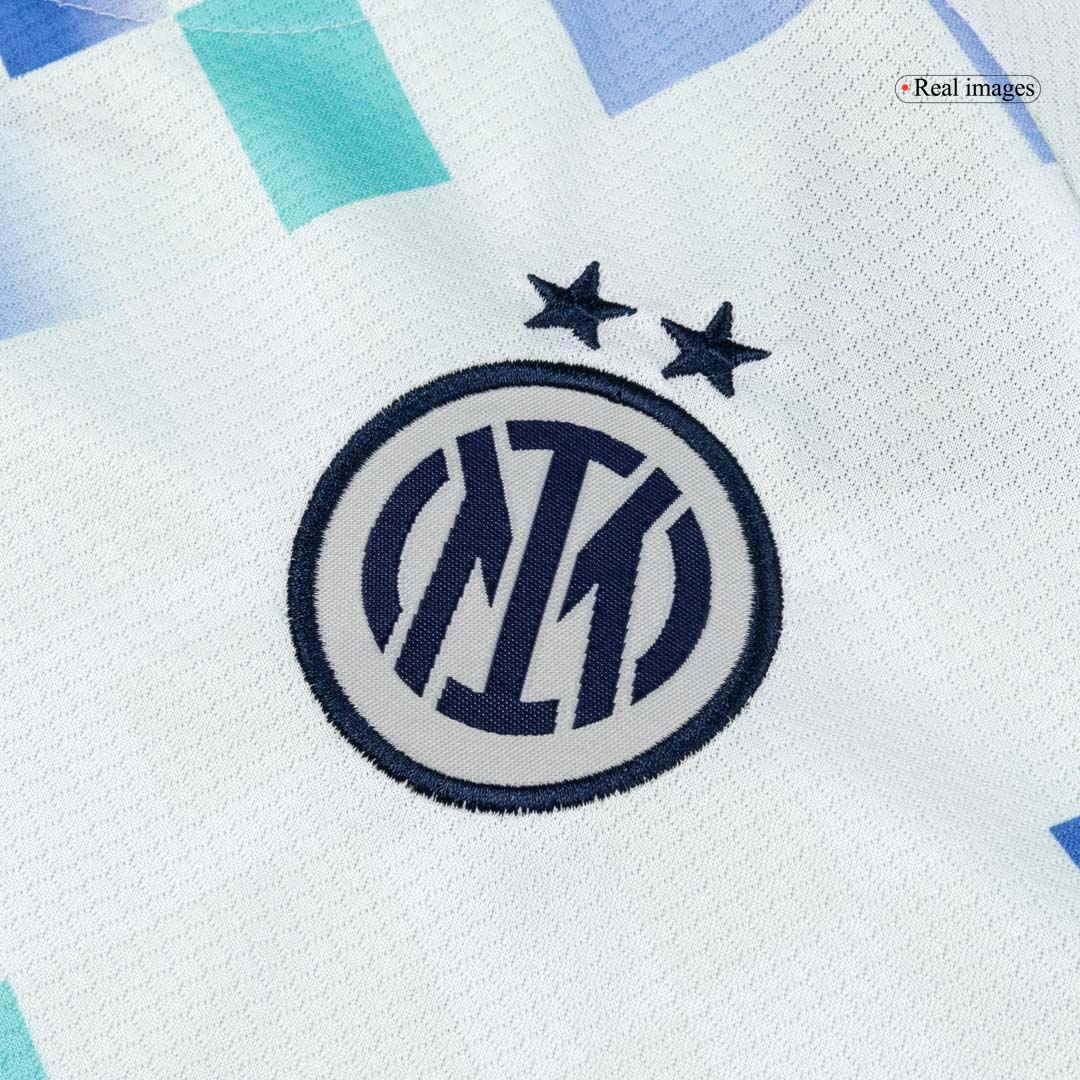 Kid's Inter Milan Away Soccer Jersey Kit(Jersey+Shorts) 2025/26 - Soccerdeal