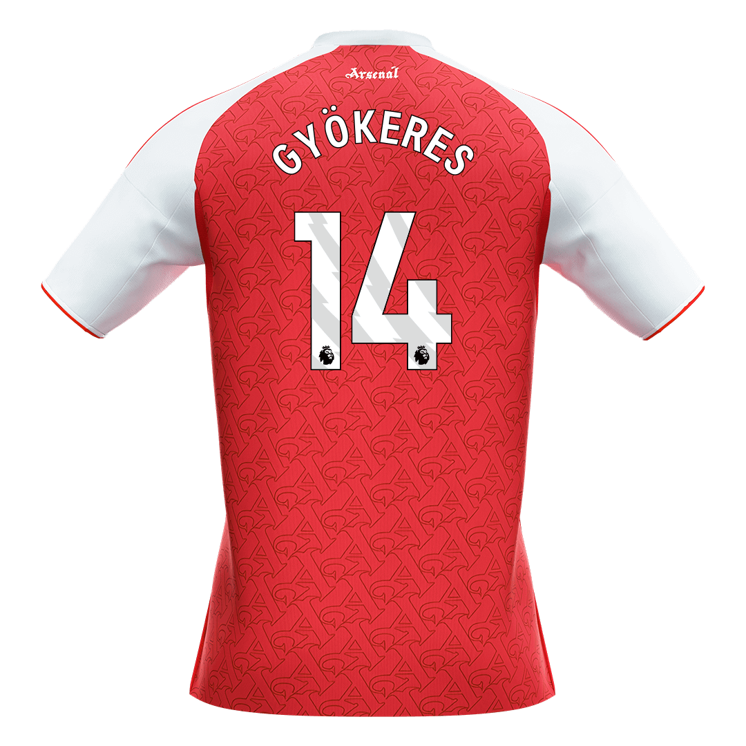 GYÖKERES #14 Arsenal Home Soccer Jersey 2025/26 - Soccerdeal