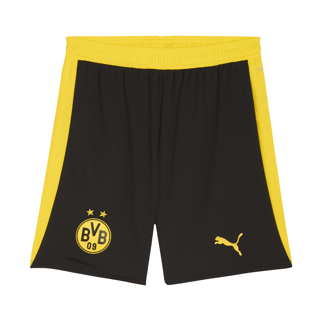 Borussia Dortmund Home Soccer Shorts 2025/26 - Soccerdeal