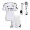 Kid's Real Madrid Home Soccer Jersey Kit(Jersey+Shorts+Socks) 2025/26 - Soccerdeal