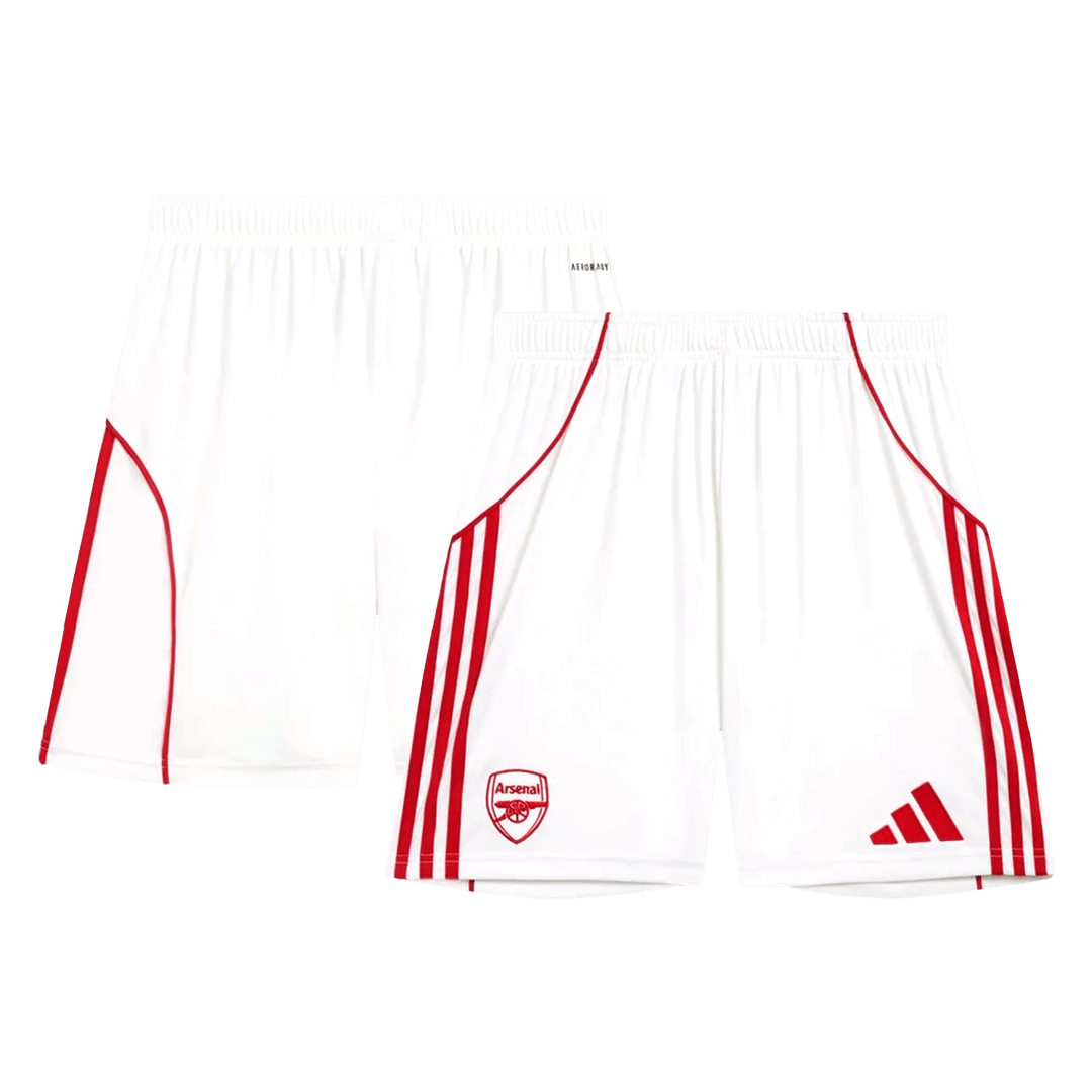 Arsenal Home Soccer Shorts 2025/26 - Soccerdeal