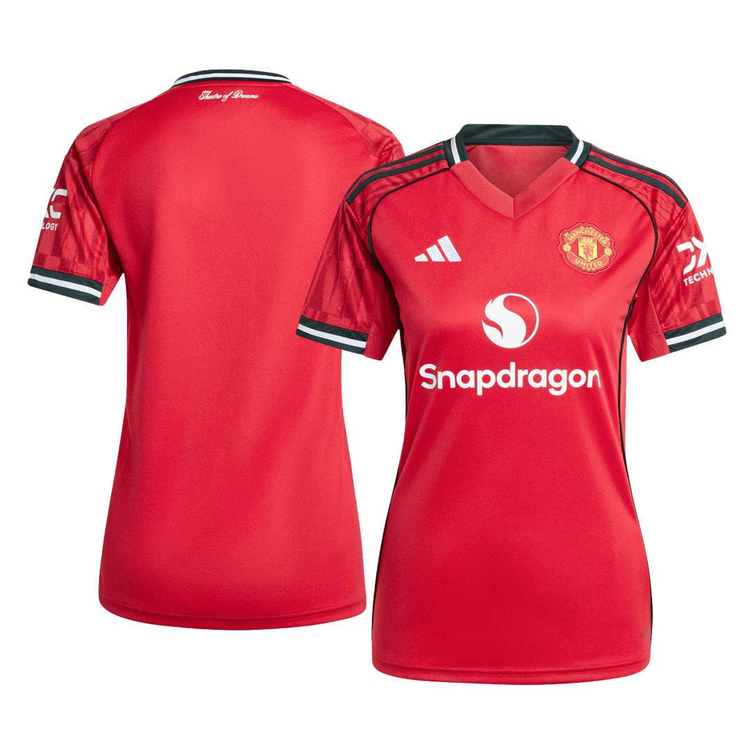 Women's Manchester United Home Soccer Jersey 2025/26 - Soccerdeal