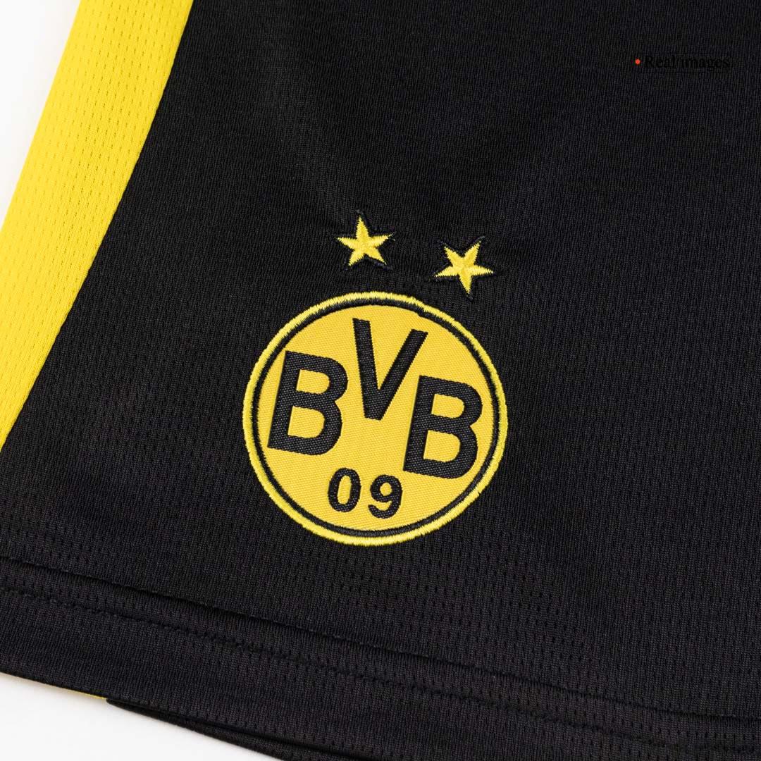 Borussia Dortmund Home Soccer Shorts 2025/26 - Soccerdeal