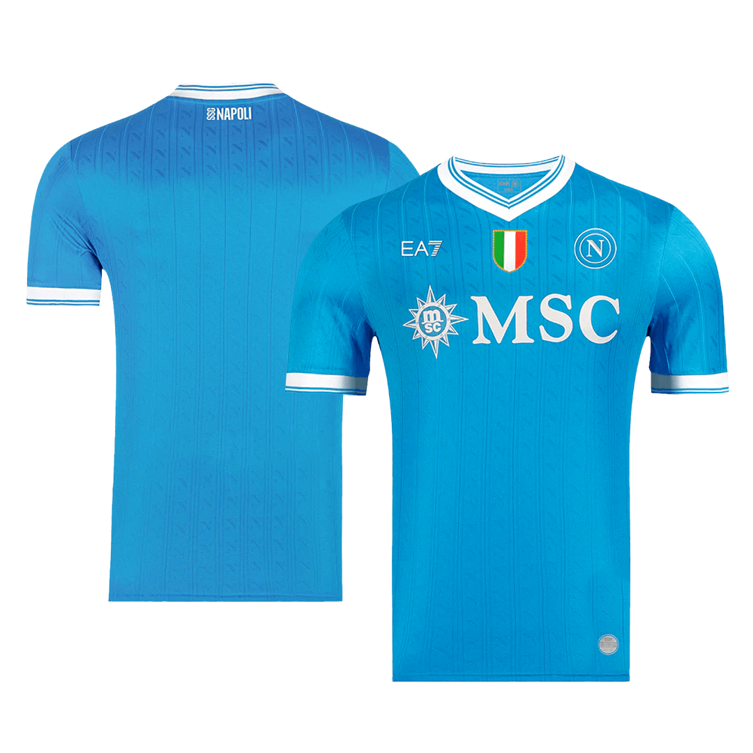 Authentic Napoli Home Soccer Jersey 2025/26 - Soccerdeal