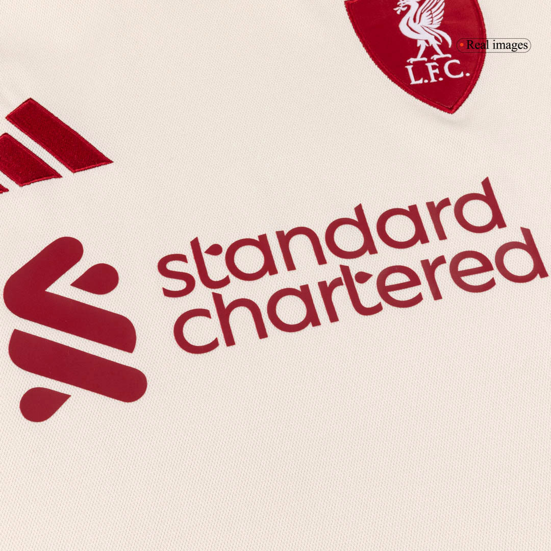 Liverpool Away Long Sleeve Soccer Jersey 2025/26 - Soccerdeal