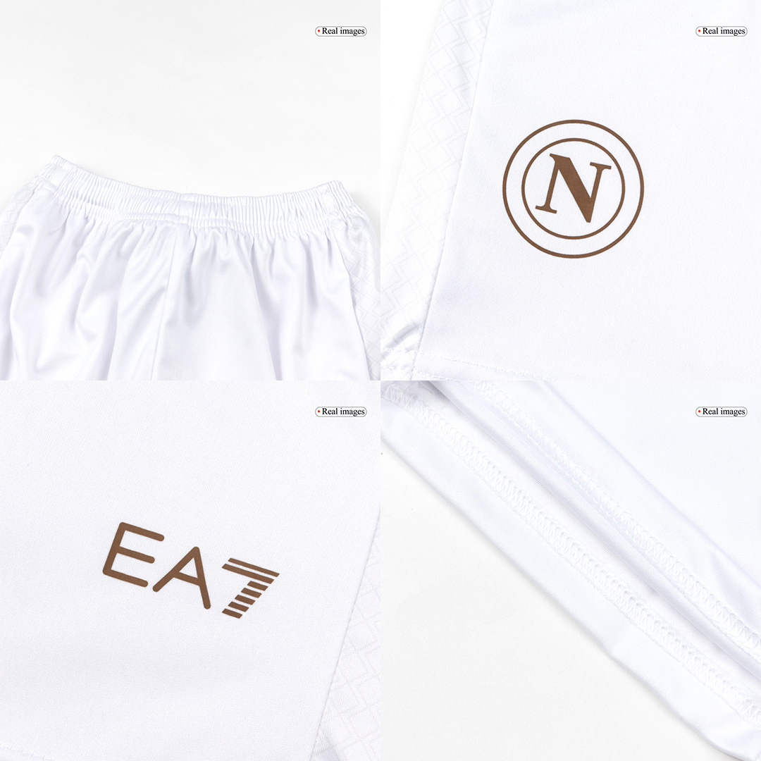 Kid's Napoli Away Soccer Jersey Kit(Jersey+Shorts) 2025/26 - Soccerdeal