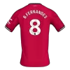 B.FERNANDES #8 Manchester United Home Soccer Jersey 2025/26 - Soccerdeal