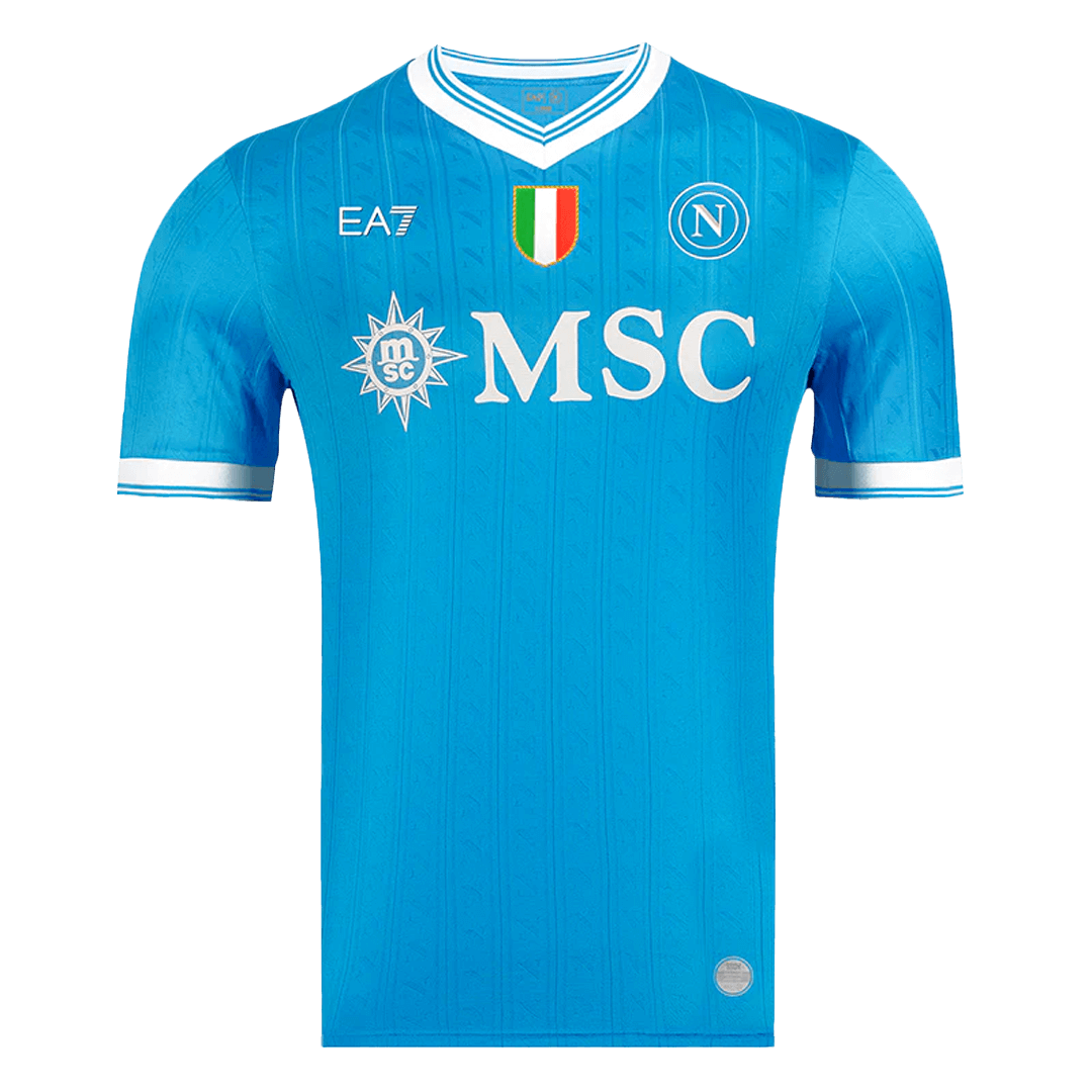 Authentic Napoli Home Soccer Jersey 2025/26 - Soccerdeal