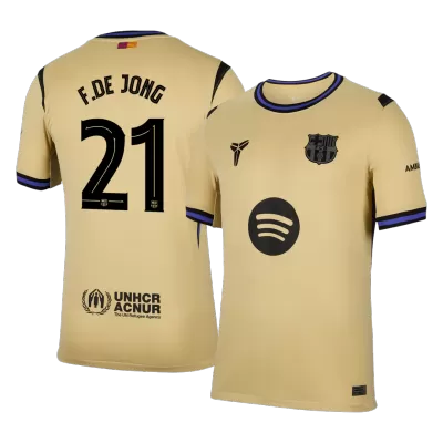 F.DE JONG #21 Barcelona Away Soccer Jersey 2025/26 -UCL - Soccerdeal