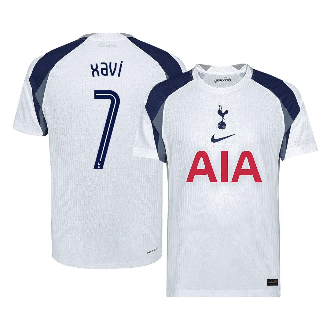 XAVI #7 Tottenham Hotspur Home Soccer Jersey 2025/26 - UCL Player Version - Soccerdeal