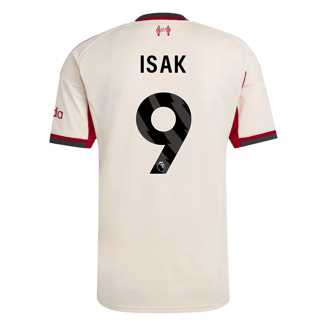 ISAK #9 Liverpool Away Soccer Jersey 2025/26 - Soccerdeal