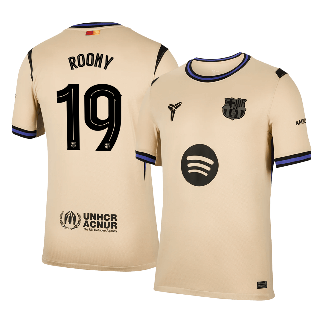 ROONY #19 Barcelona Away Soccer Jersey 2025/26 -UCL - Soccerdeal