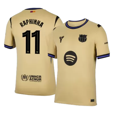 RAPHINHA #11 Barcelona Away Soccer Jersey 2025/26 -UCL - Soccerdeal