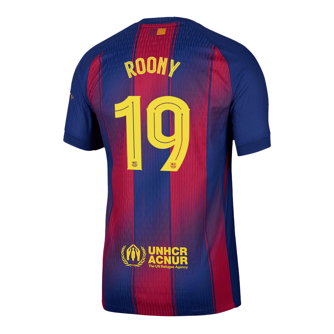 ROONY #19 Barcelona Home Soccer Jersey 2025/26 - UCL Player Version - Soccerdeal