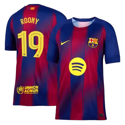 ROONY #19 Barcelona Home Soccer Jersey 2025/26 -UCL - Soccerdeal
