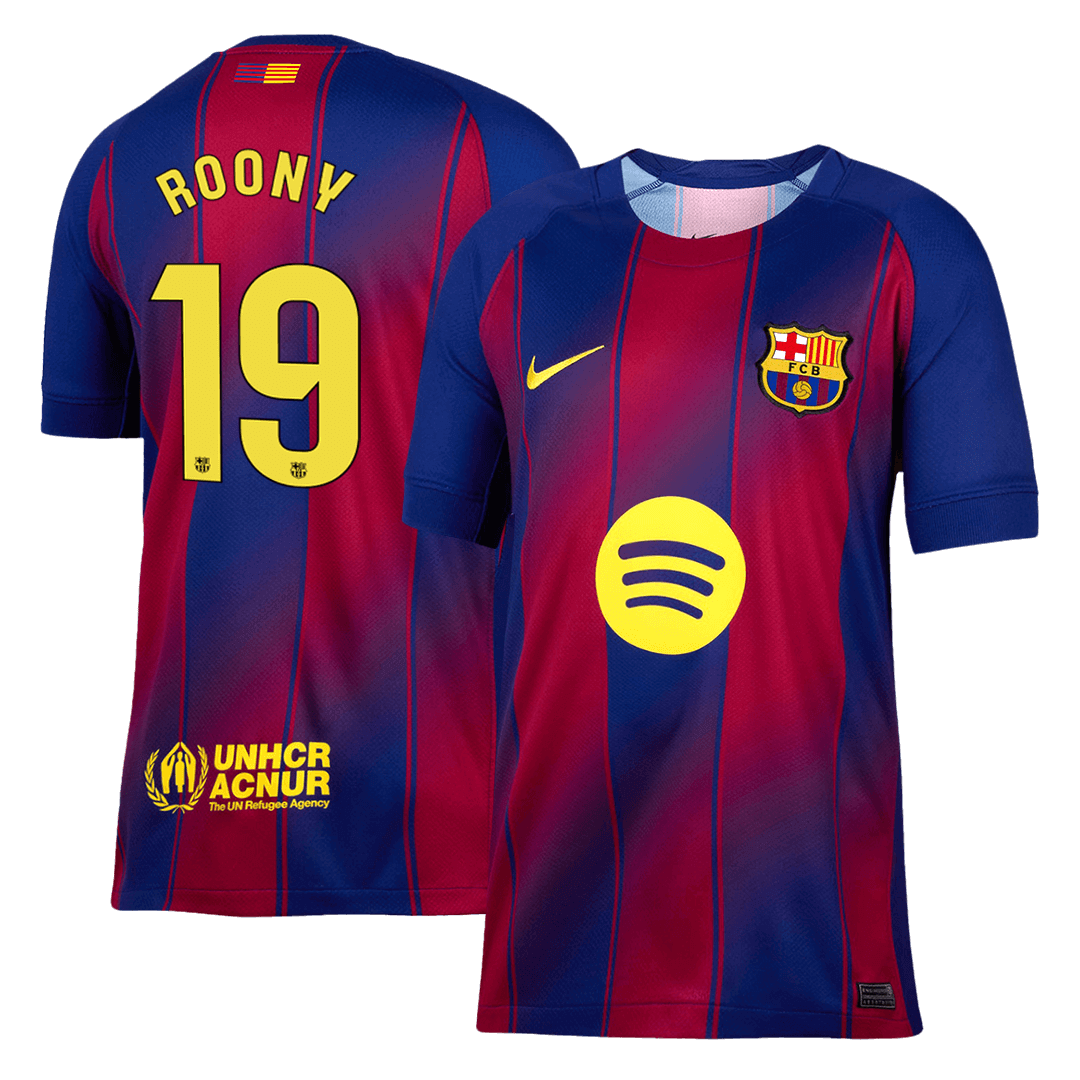 ROONY #19 Barcelona Home Soccer Jersey 2025/26 - Soccerdeal