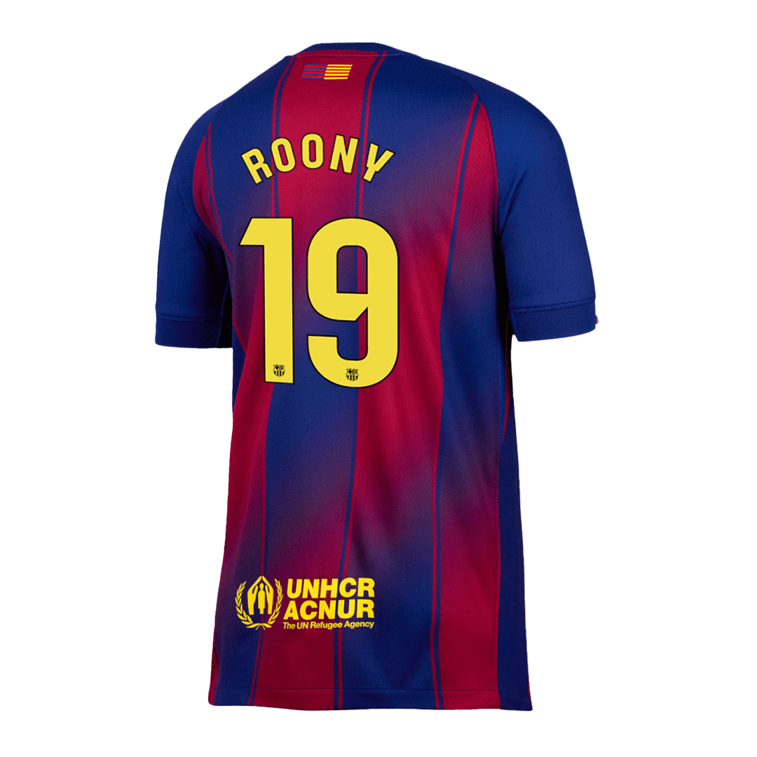 ROONY #19 Barcelona Home Soccer Jersey 2025/26 - Soccerdeal