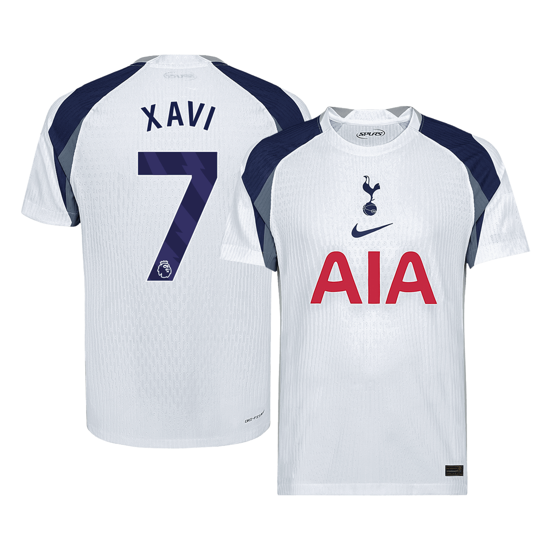 XAVI #7 Tottenham Hotspur Home Soccer Jersey 2025/26 Player Version - Soccerdeal