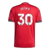 Authentic ŠEŠKO #30 Manchester United Home Soccer Jersey 2025/26 - Soccerdeal