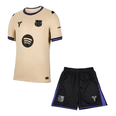 Barcelona Away Soccer Jersey Kit(Jersey+Shorts) 2025/26 - Soccerdeal
