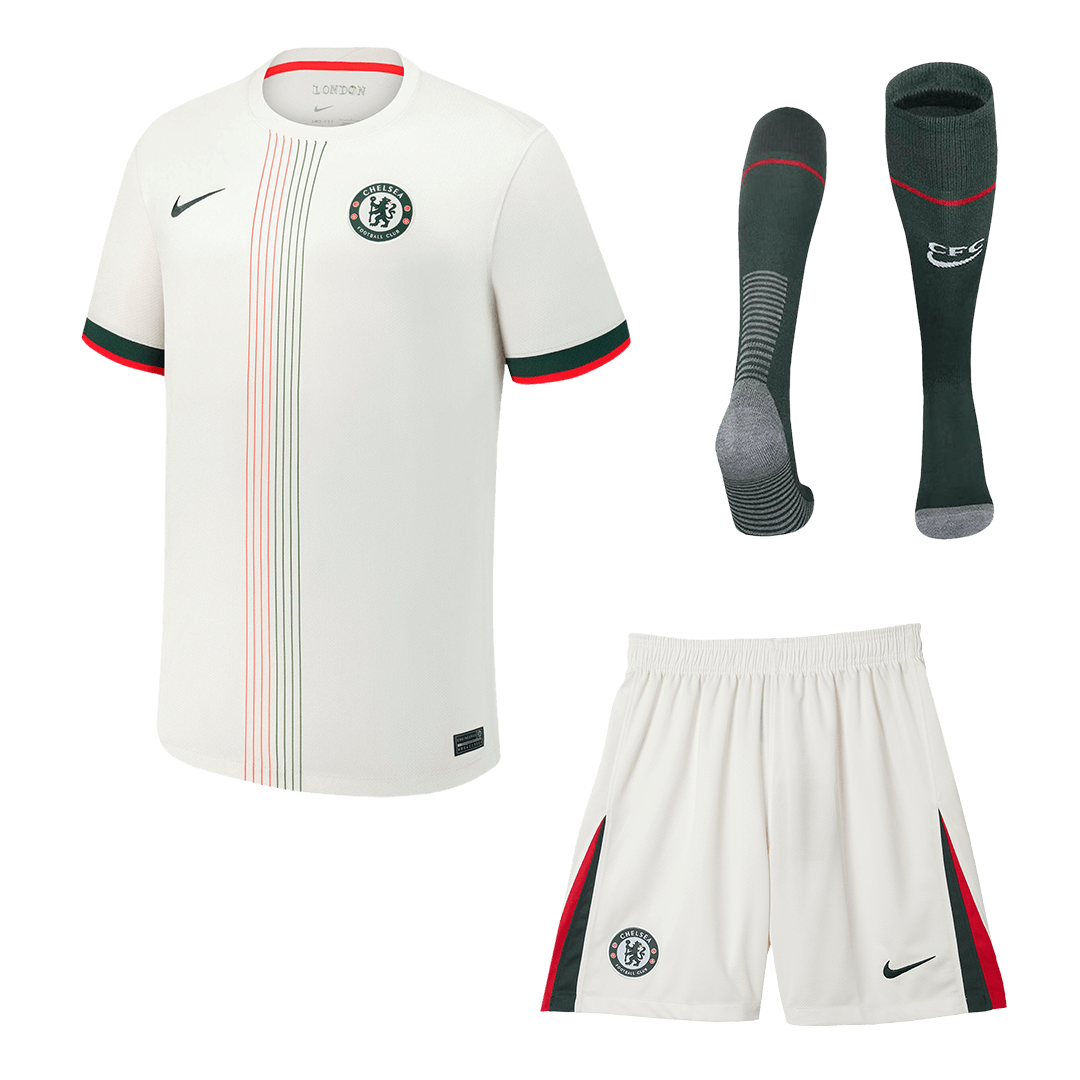 Chelsea Away Soccer Jersey Kit(Jersey+Shorts+Socks) 2025/26 - Soccerdeal