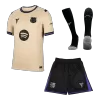 Barcelona Away Soccer Jersey Kit(Jersey+Shorts+Socks) 2025/26 - Soccerdeal