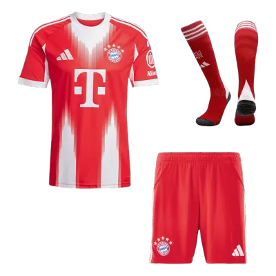 Bayern Munich Home Soccer Jersey Kit(Jersey+Shorts+Socks) 2025/26 - Soccerdeal