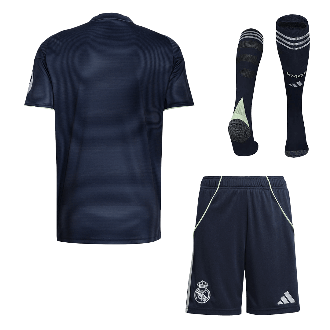 Real Madrid Away Soccer Jersey Kit(Jersey+Shorts+Socks) 2025/26 - Soccerdeal