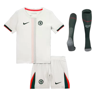 Kid's Chelsea Away Soccer Jersey Kit(Jersey+Shorts+Socks) 2025/26 - Soccerdeal