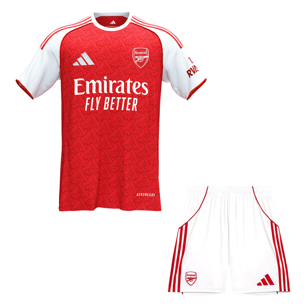 Arsenal Home Soccer Jersey Kit(Jersey+Shorts) 2025/26 - Soccerdeal