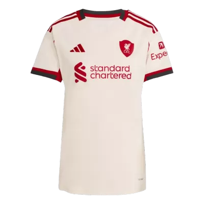 Women's Liverpool Away Soccer Jersey 2025/26 - Soccerdeal
