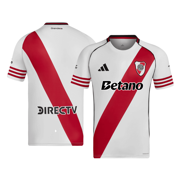 River Plate Home Soccer Jersey 2025/26 - Soccerdeal