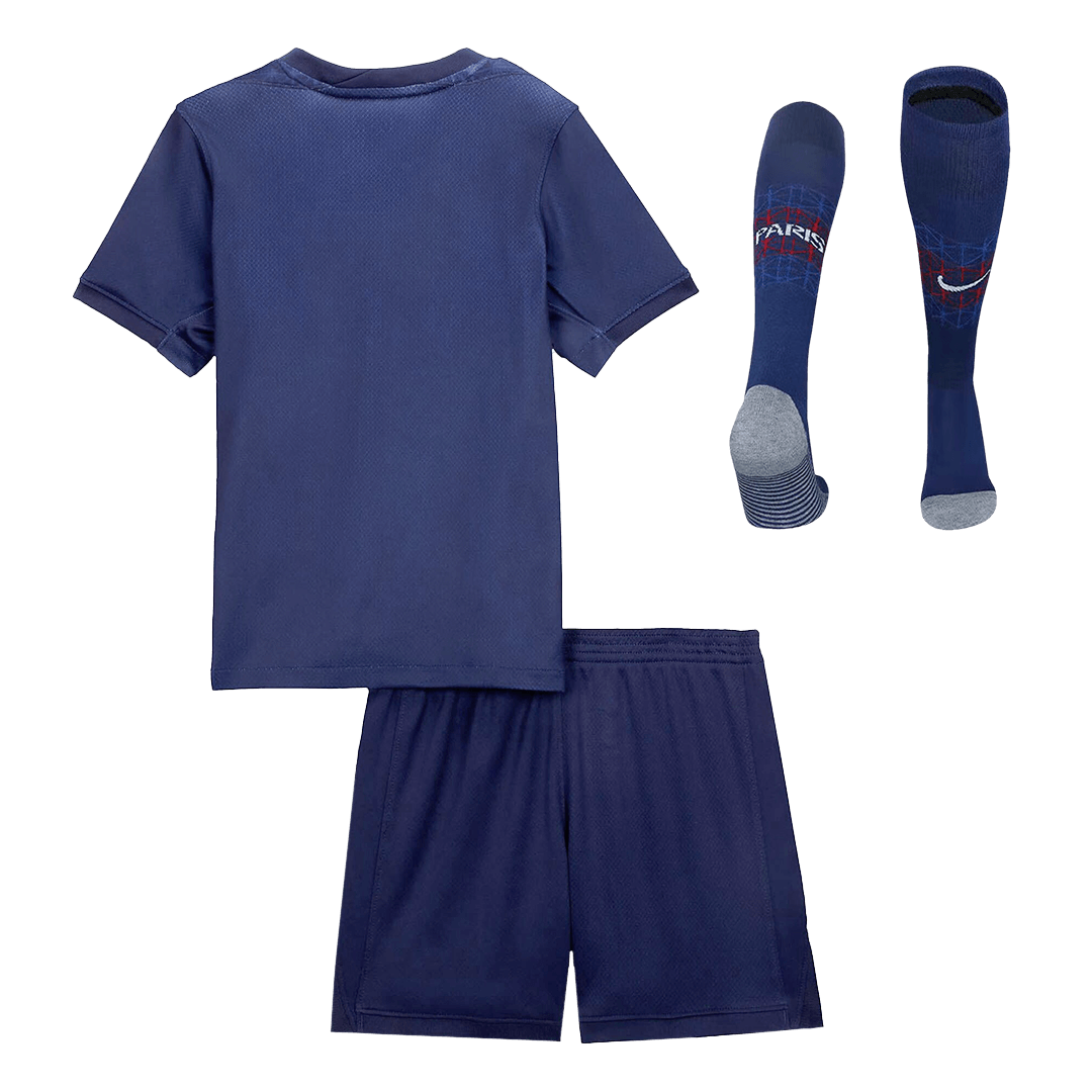 Kid's PSG Home Soccer Jersey Kit(Jersey+Shorts+Socks) 2025/26 - Soccerdeal