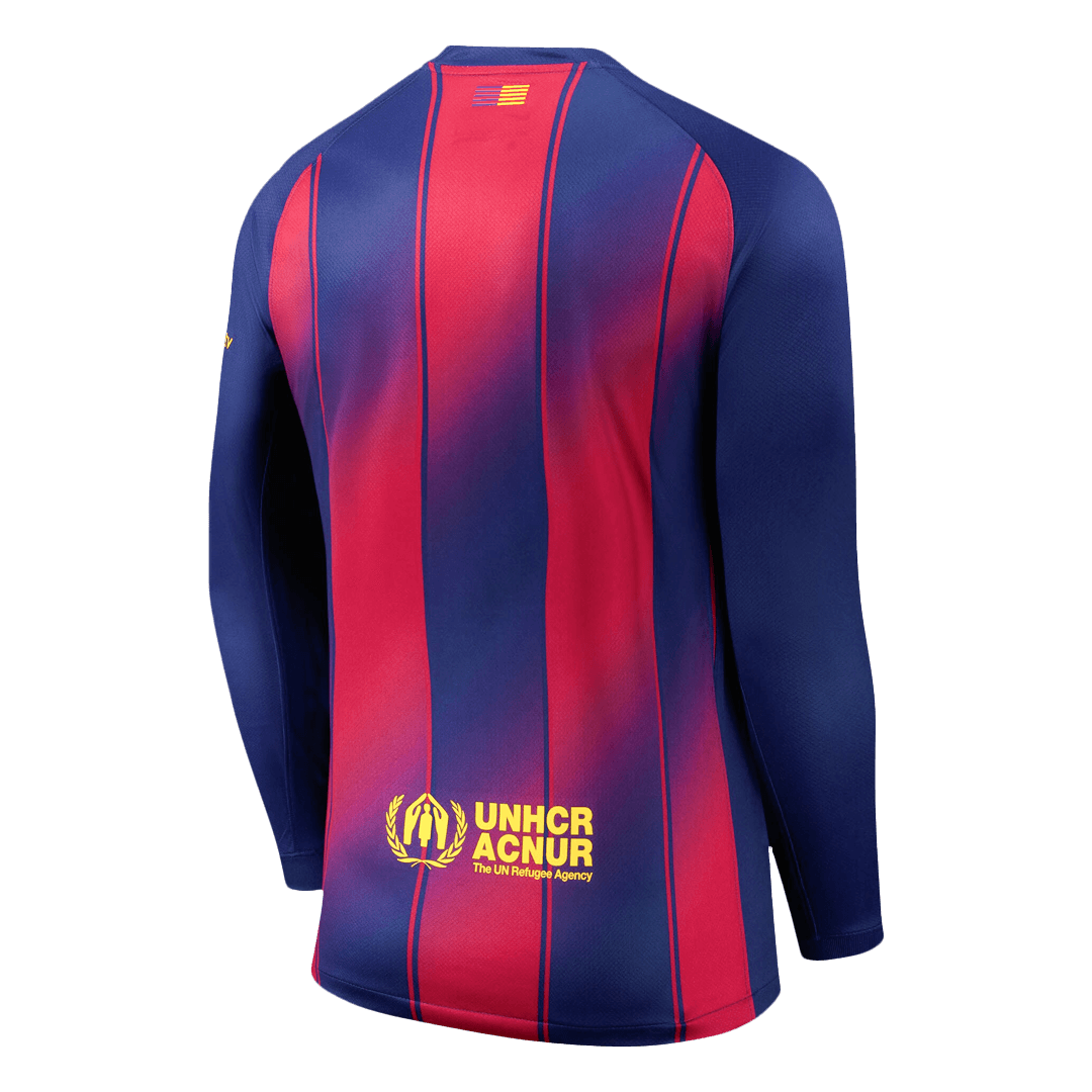 Barcelona Home Long Sleeve Soccer Jersey 2025/26 - Soccerdeal