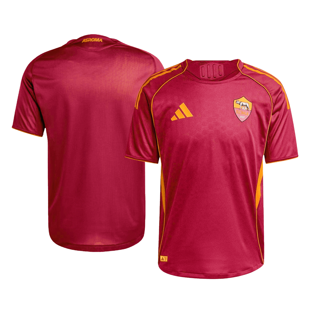 Roma Home Soccer Jersey 2025/26 Player Version - Soccerdeal