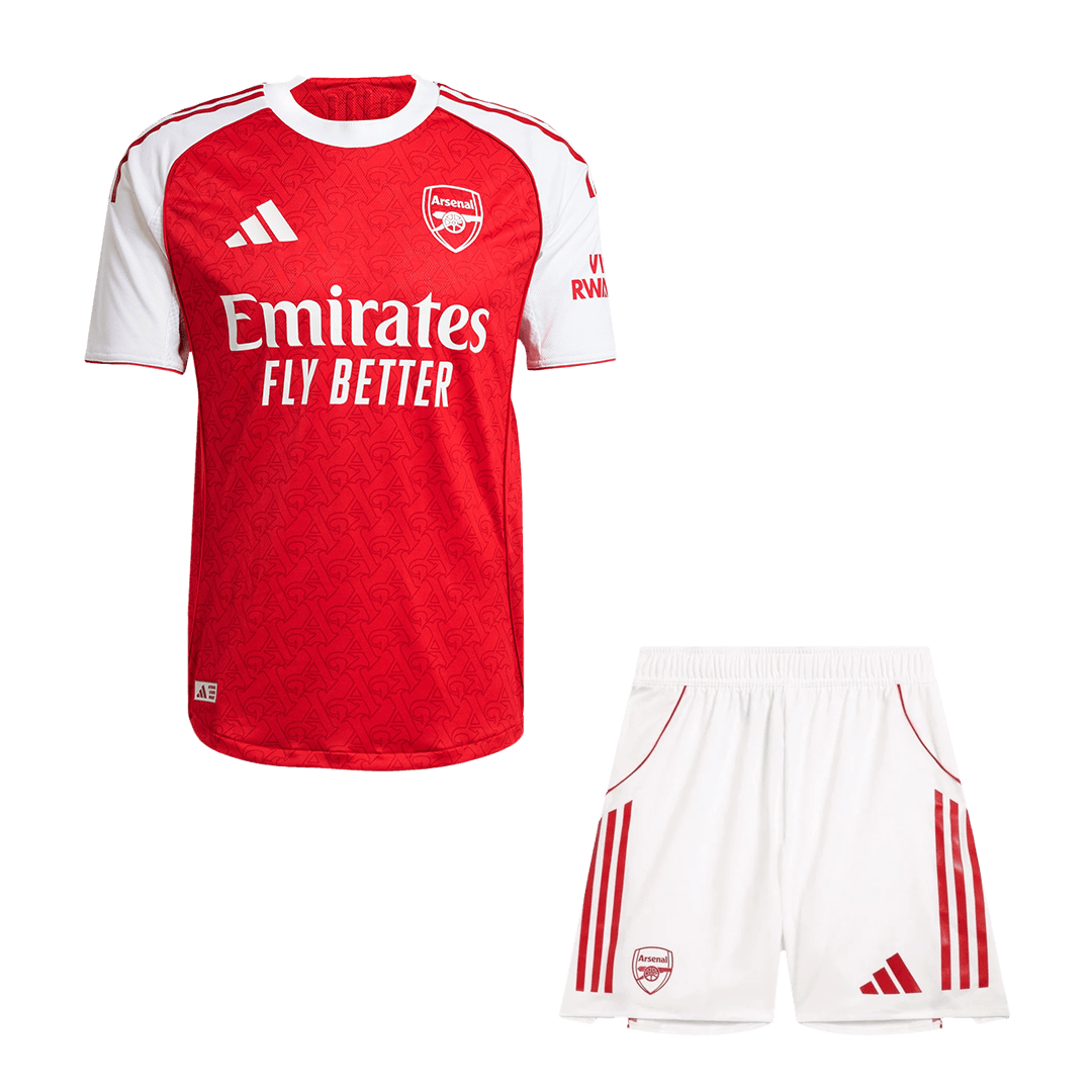 Arsenal Home Soccer Jersey Kit(Jersey+Shorts) 2025/26 Player Version - Soccerdeal