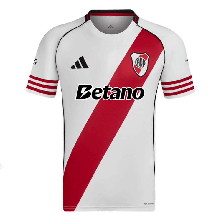 River Plate Home Soccer Jersey 2025/26 - Soccerdeal