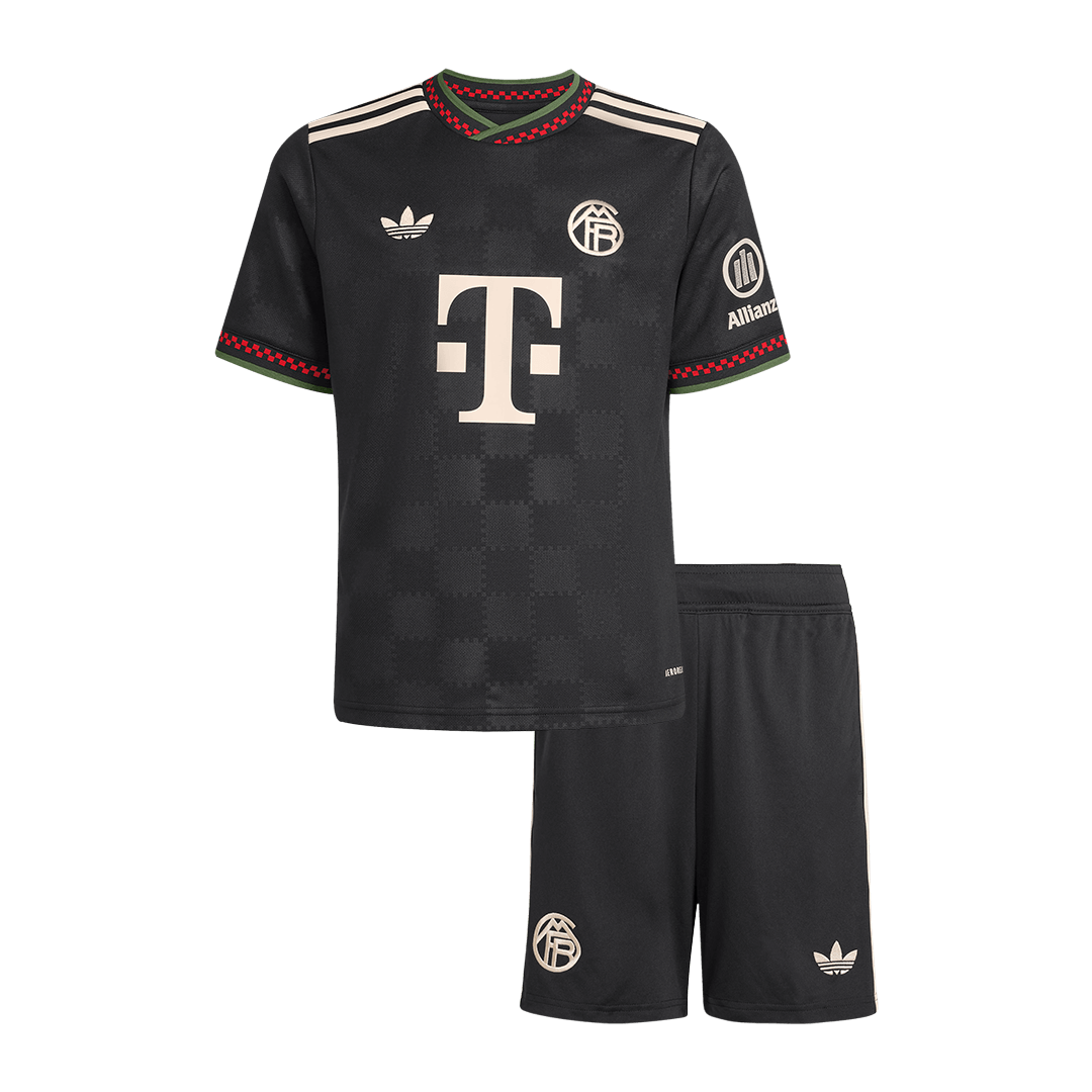 Kid's Bayern Munich Third Away Soccer Jersey Kit(Jersey+Shorts) 2025/26 - Soccerdeal