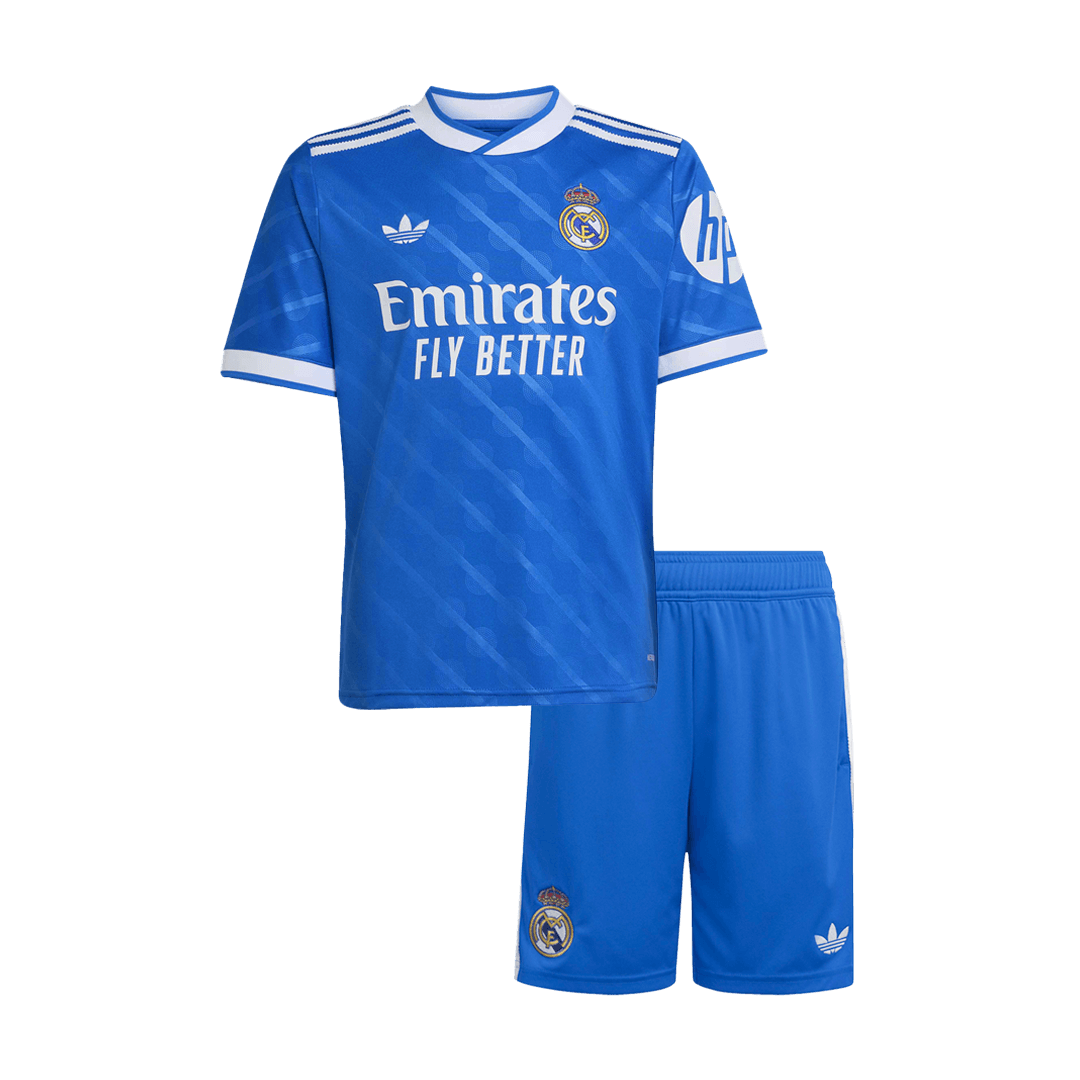 Kid's Real Madrid Third Away Soccer Jersey Kit(Jersey+Shorts) 2025/26 - Soccerdeal