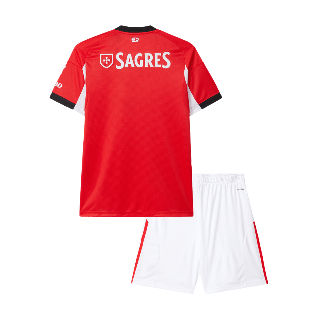 Kid's Benfica Home Soccer Jersey Kit(Jersey+Shorts) 2025/26 - Soccerdeal